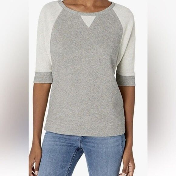 Calvin Klein Performance Tops - Calvin Klein Performance Top Women’s Quick Dry Heather Gray 3/4 Sleeve Sz Small